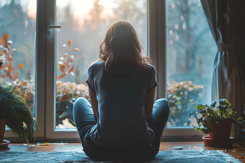 Female experiencing pregnancy loss